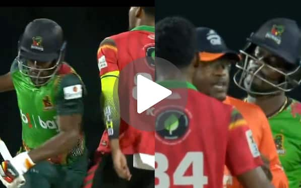 [Watch] Ugly Scenes In CPL 2024; Keemo Paul And Andre Fletcher Engage In Heated Exchange Of Words